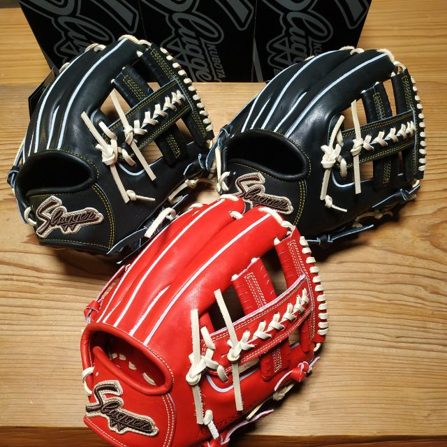 店長の修理・カスタム等のご紹介 久保田スラッガーのグラブは、本格湯